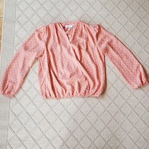 Heart printed blouse